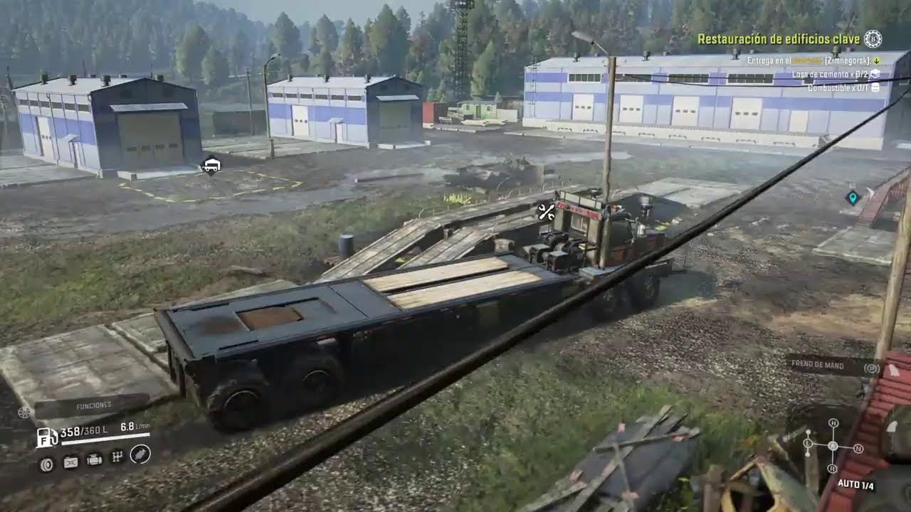 Snowrunner PS4 Logitech - Trabajo Solitario vigas | V80