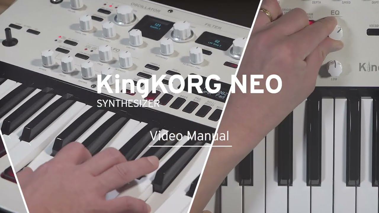 KORG KINGKORG シャンパンゴールド 取説付 KingKORG NEO マニュアル 【1:はじめに】 - YouTube