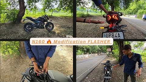 FLASH X HAZARD FLASHER INSTALLATION IN  BAJA PULSAR N160 / N150 / N250 2024 #pulsar #hazard #n160