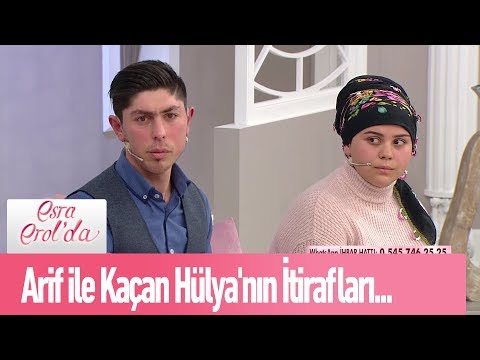 Arif ile kaçan Hülya'nın itirafları... - Esra Erol'da 22 Ocak 2020