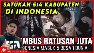 Wow ! Indonesia 🇮🇩 Masuk 5 Besar Di Dunia, Tembus Ratusan Juta (Malaysia Reaction🇲🇾)