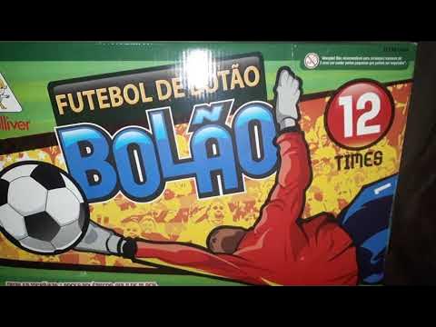 Jogo de Futebol de Botão - Cristal - 6 Times - Gulliver