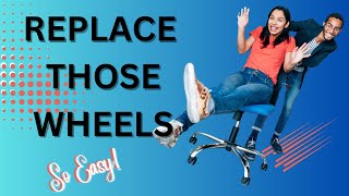Roll in Style: A Step-by-Step Guide to Replacing Office Chair Wheels by Tinagirl Life 103 views 1 year ago 1 minute, 46 seconds