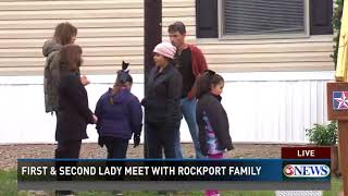VIDEO: Trump, Pence meet Rockport family affected by Harvey