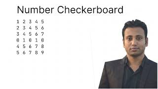C programming Bangla Tutorial 5.172 : Pattern | Part 28  (Number checkerboard)