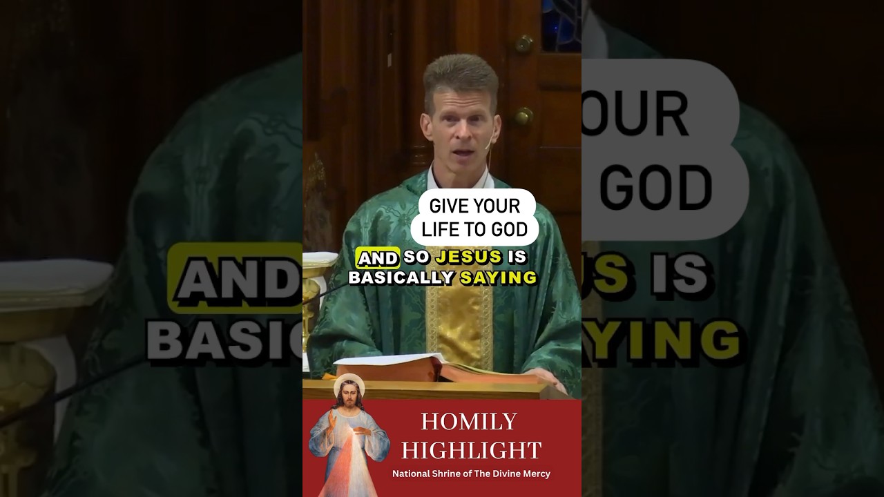 Give to God what belongs to God 