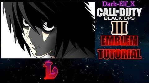 Black Ops 3 Emblem - L (Death Note)