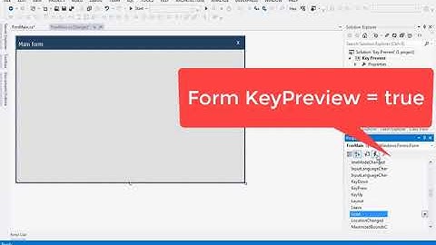 c# winform - Two way for key preview