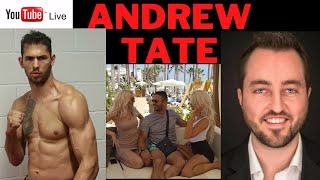 Andrew Tate YouTube Live | 450 Laycount | Pro Kickboxer | Rich screenshot 4