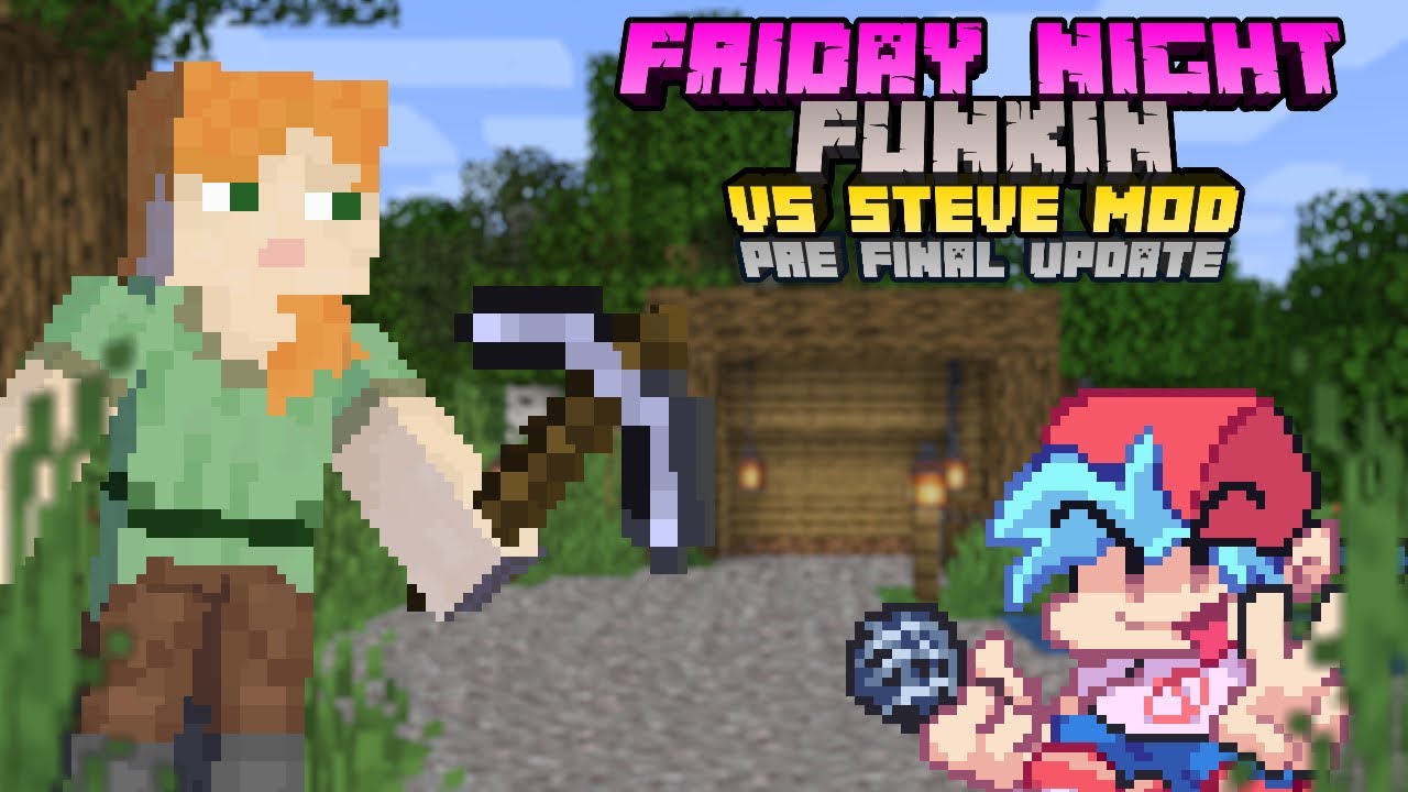 fnf #fnfmod #mod #minecraft #steve