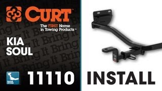 Trailer Hitch Install: CURT 11110 on 2012 Kia Soul