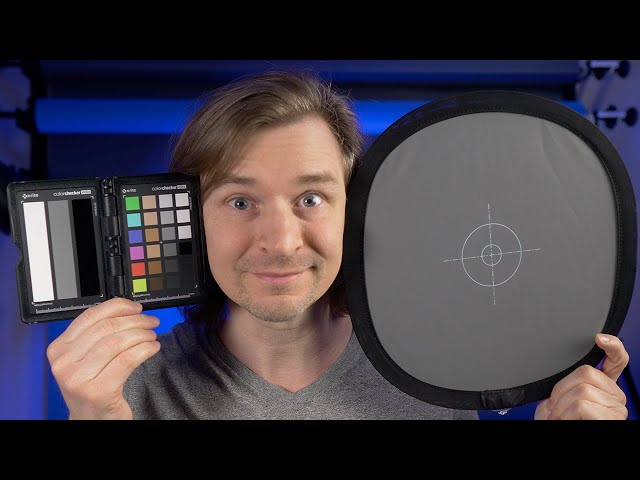 Exposure Calibration 18% Gray White Balance Card For Photography - DSLR ...