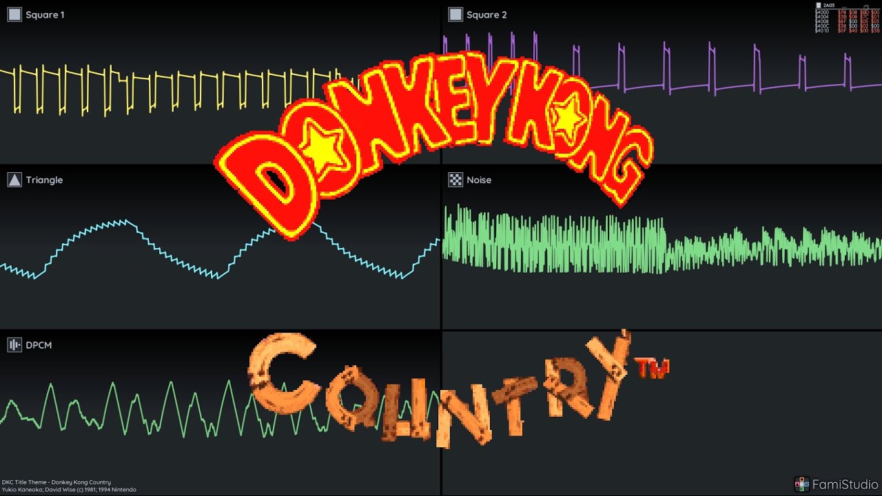 Donkey Kong Country - Title Theme (2A03 Cover)