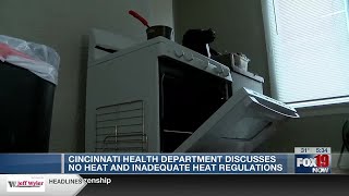 Cincinnati Health Department discusses no heat and inadequate heat regulations