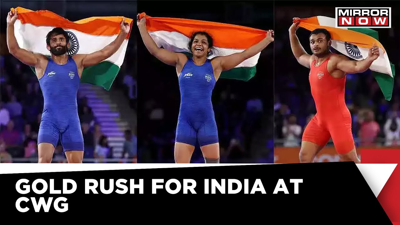 Sakshi Malik, Bajrang Punia & Deepak Punia Win Gold In Wrestling In The Commonwealth Games 2022