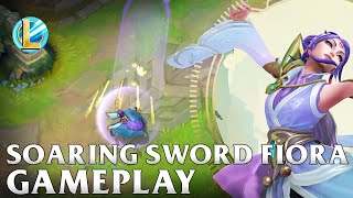 Soaring Sword Fiora Gameplay - WILD RIFT