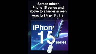 Screen Mirror your iPhone 15 series with EZCast Pocket Type-C to HDMI Transmitter and Receiver Kit screenshot 2