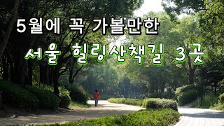 5월에 꼭 가볼만한 서울 힐링 산책길 3곳. 연초록 숲과 봄꽃을 보며 산책도 하고 인생 샷도 찍으며 힐링 놀이를 할 수 있는 서울 도심속 자연 휴식공간 3곳을 소개합니다.