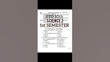 std 10th | Science 2 | 1st semester question paper |  Maharashtra board | Simply Anshika