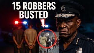 Ghana Police Vs 15 Armed Robbers G.u.n  Sh0t out in Details 😳