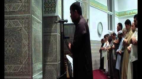 الشيخ عصام الرباعي مسجد المهاجرين بون تلاوة راءعة من سورة القمر رمضان 1434