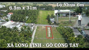 (Đã bán)đất mặt tiền lộ 6m xã Long Vĩnh Gò Công Tây Tiền Giang cách UBND xã Chỉ 1km