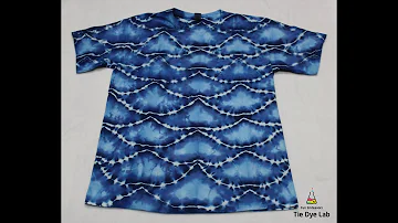 How To Tie Dye A Fish Scale, Mermaid or Dragon Scale Design Shirt