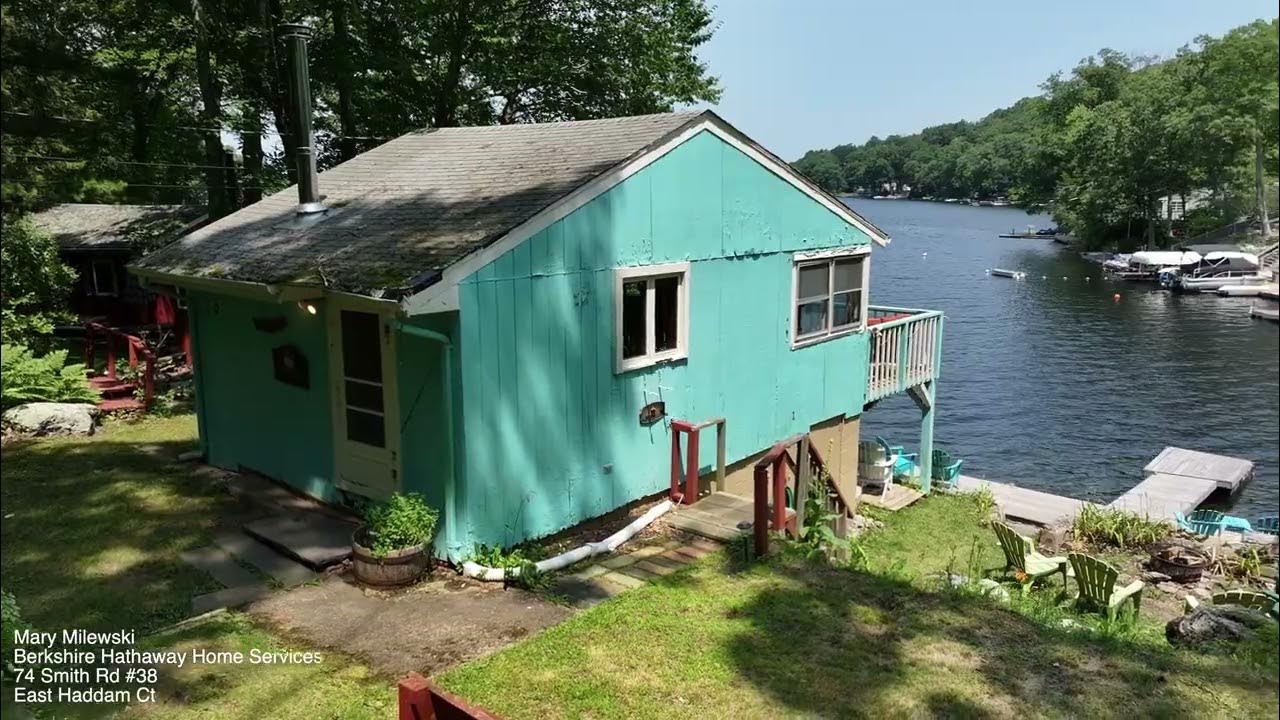 Rare Waterfront Lakehouse For Sale on Bashan Lake, East Haddam