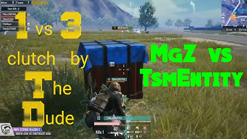 Jonathan, Ghatak and Paradox killed by The Dude|| MgZ vs TsmEntity|| 1 vs 3 clutch by The Dude