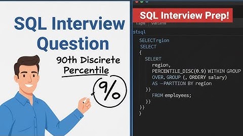 SQL Coding Challenge: Calculate the 90th Discrete Percentile per Region