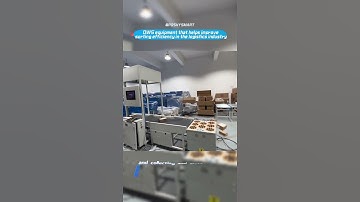 DWS equipment that helps improve sorting efficiency in the logistics industry