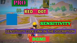 Pro Red - Dot Sensitivity Settings Battel Ground Mobile India Bgmi Pubg Mobile
