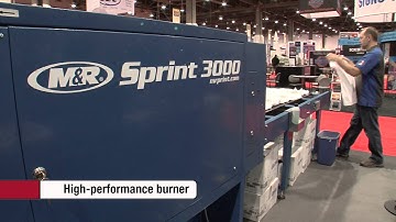 Sprint 3000  - Gas Conveyor Dryer - M&R Screen Printing Equipment