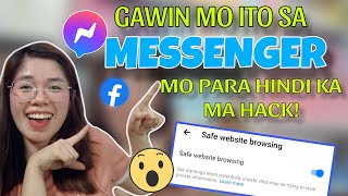 GAWIN MO ITO PARA HINDI MA HACK ANG MESSENGER MO || MESSENGER SAFE WEBSITE BROWSING 2023