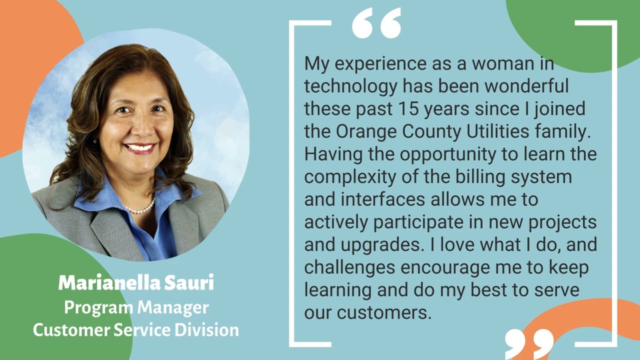 Orange County Utilities Celebrates WomenInScience 2022 YouTube
