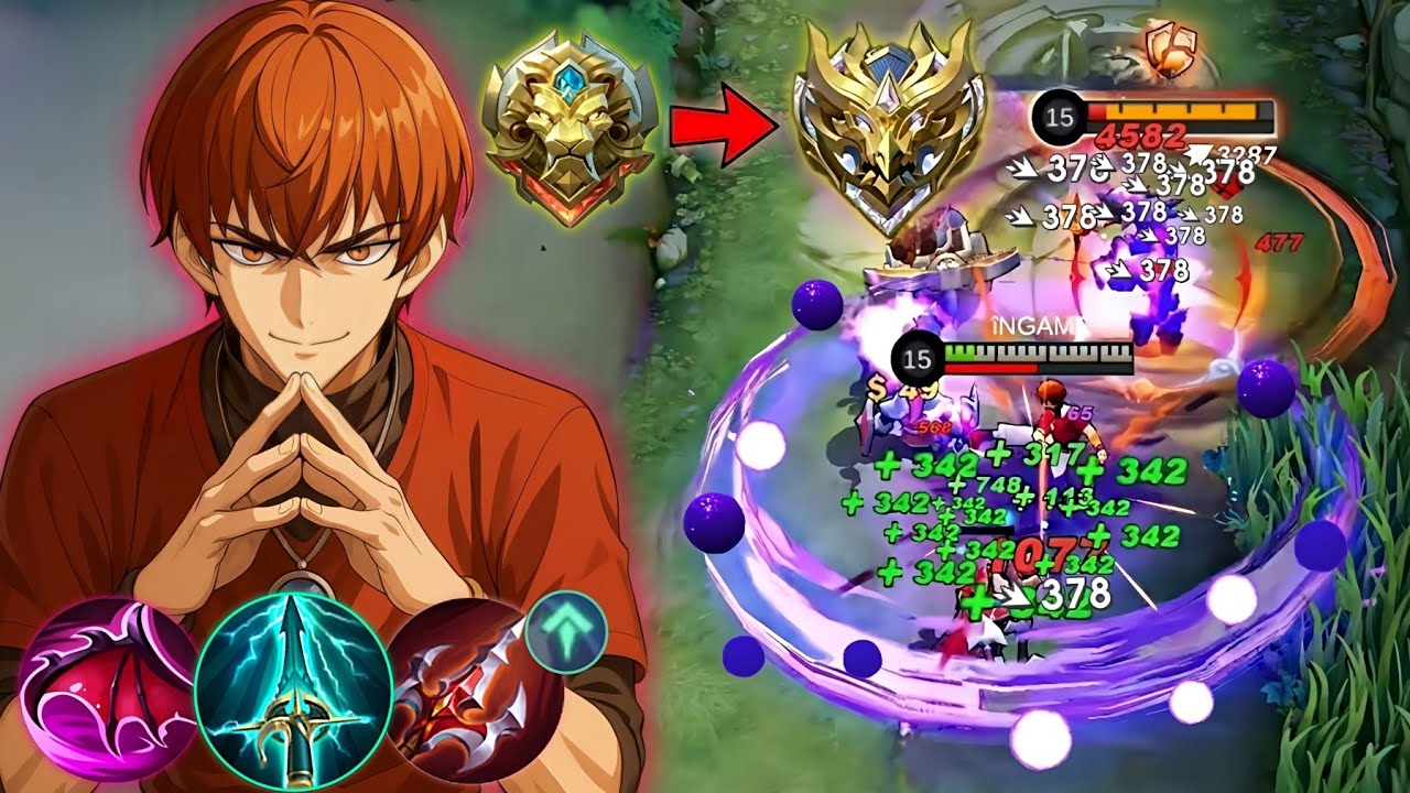 DYRROTH NEW META BUILD AND GUIDE TO CARRY BAD TEAMMATES AS THE JUNGLER - MLBB