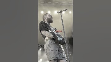 Thumbnail of post malone performs i fall apart LIVE 🔥