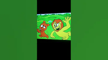 Lion And Bear Chase Orso Leone 