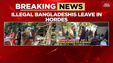 Bengal Border Exodus: Thousands Flee To Bangladesh Fearing ECI