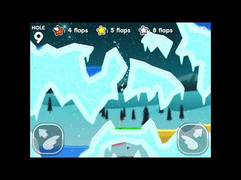 Flappy Golf 2 - Snow Field - Hole 9 // SUPERSTAR 3 FLAPS