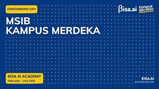 Acara Onboarding Day Program MSIB BISA AI Academy (14 Februari 2022)