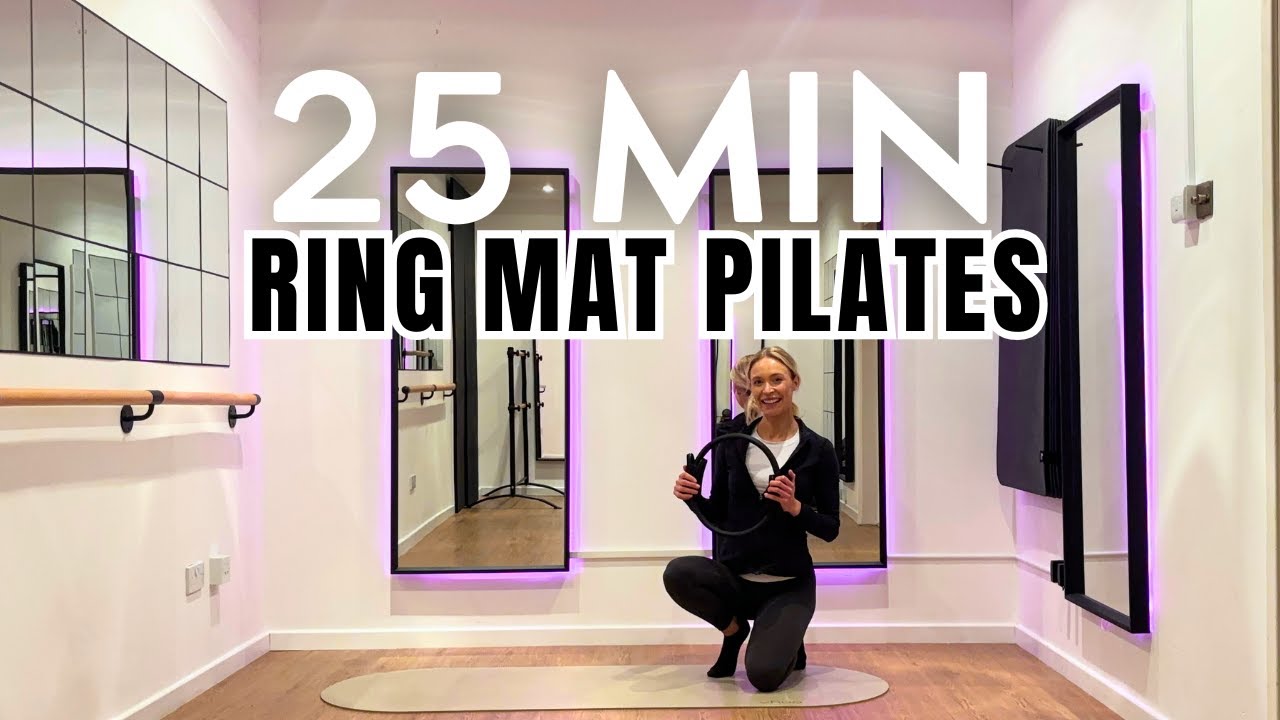 25 Minute Mat Pilates with Ring, Magic Circle Pilates, Pilates Ring Workout