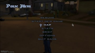 GTA SA - Transparent Menu Mod