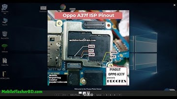 Oppo A37f ISP Pinout For EMMC Programming And Flashing Frp unlock Format ETC by GSM Free Equipment