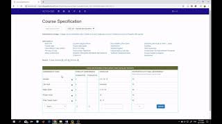 RCYCI CMS Course Specs
