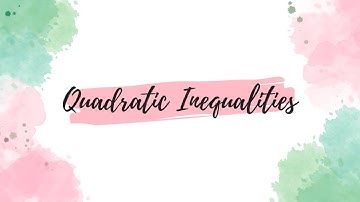 Quadratic Inequalities | Maths Revision | KS3 & GCSE Maths Tutorials