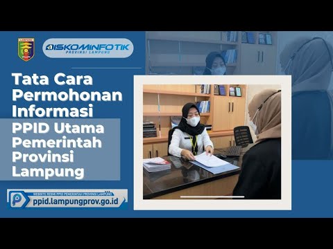 Tata Cara Permohonan Informasi Publik PPID Utama Pemerintah Provinsi Lampung
