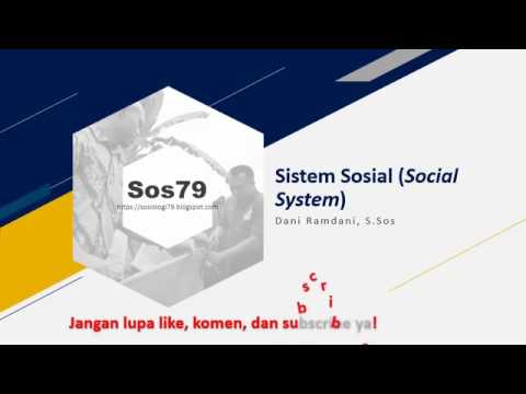 Video: Tanda Masyarakat Sebagai Sistem Sosial