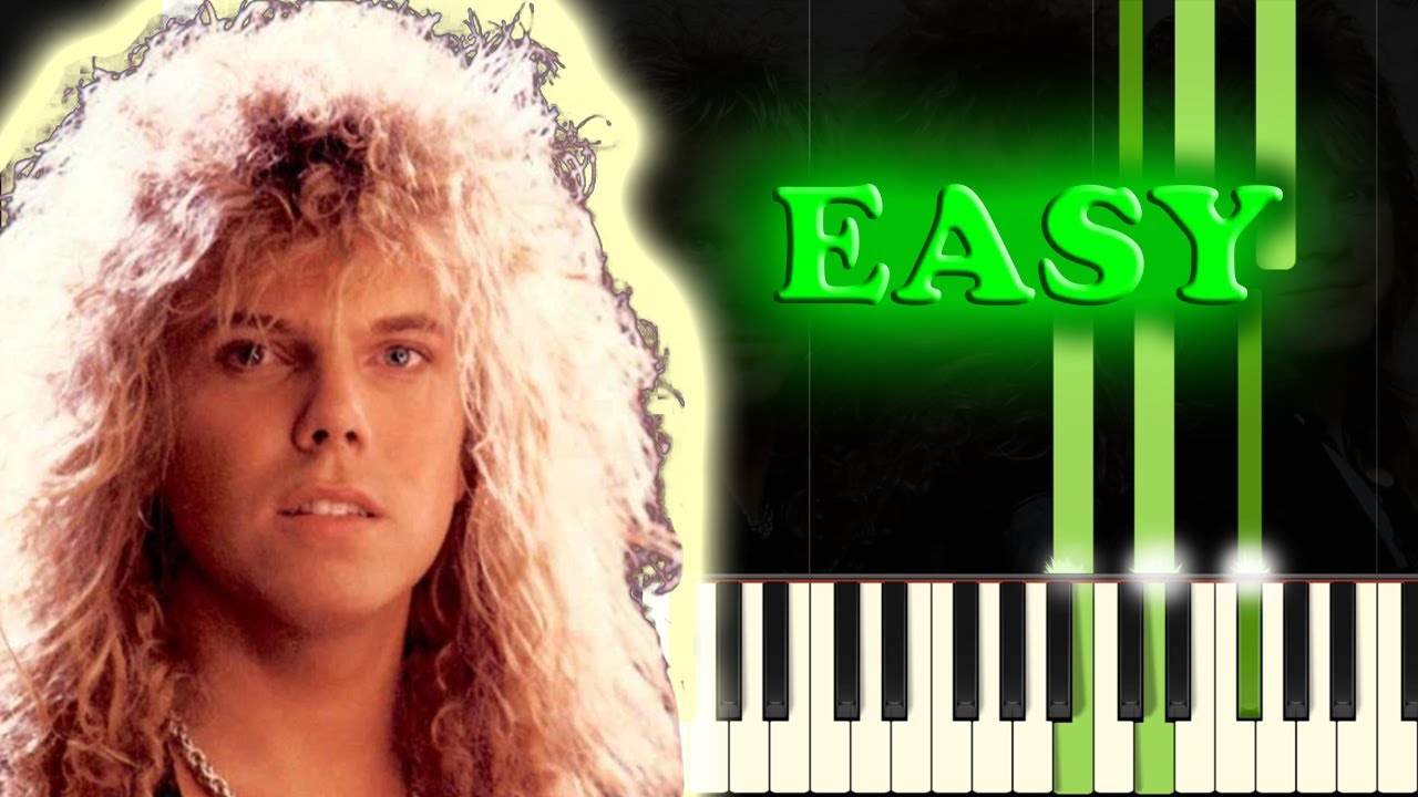 Europe The Final Countdown Easy Piano Tutorial Youtube