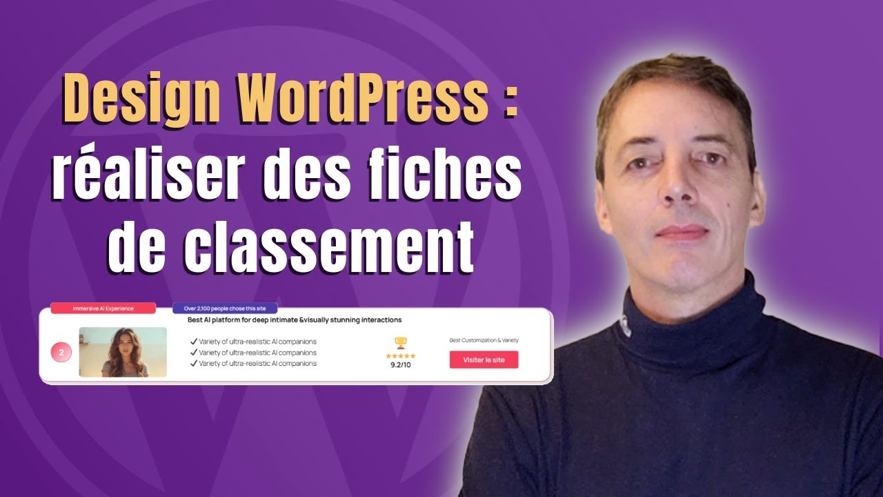 Design Wordpress : réaliser des fiches de classement